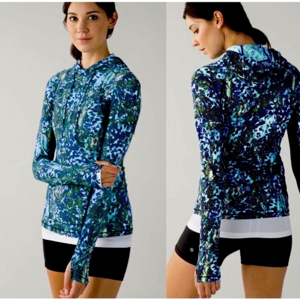 Lululemon Runbeam Floral Sport Pullover